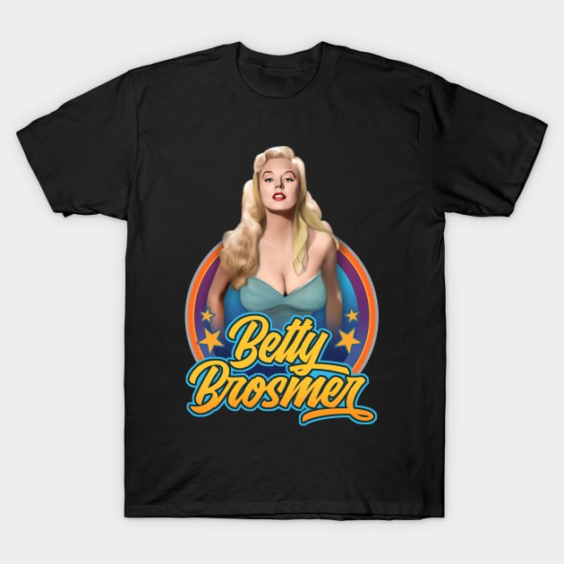 Betty Brosmer T-Shirt by Trazzo